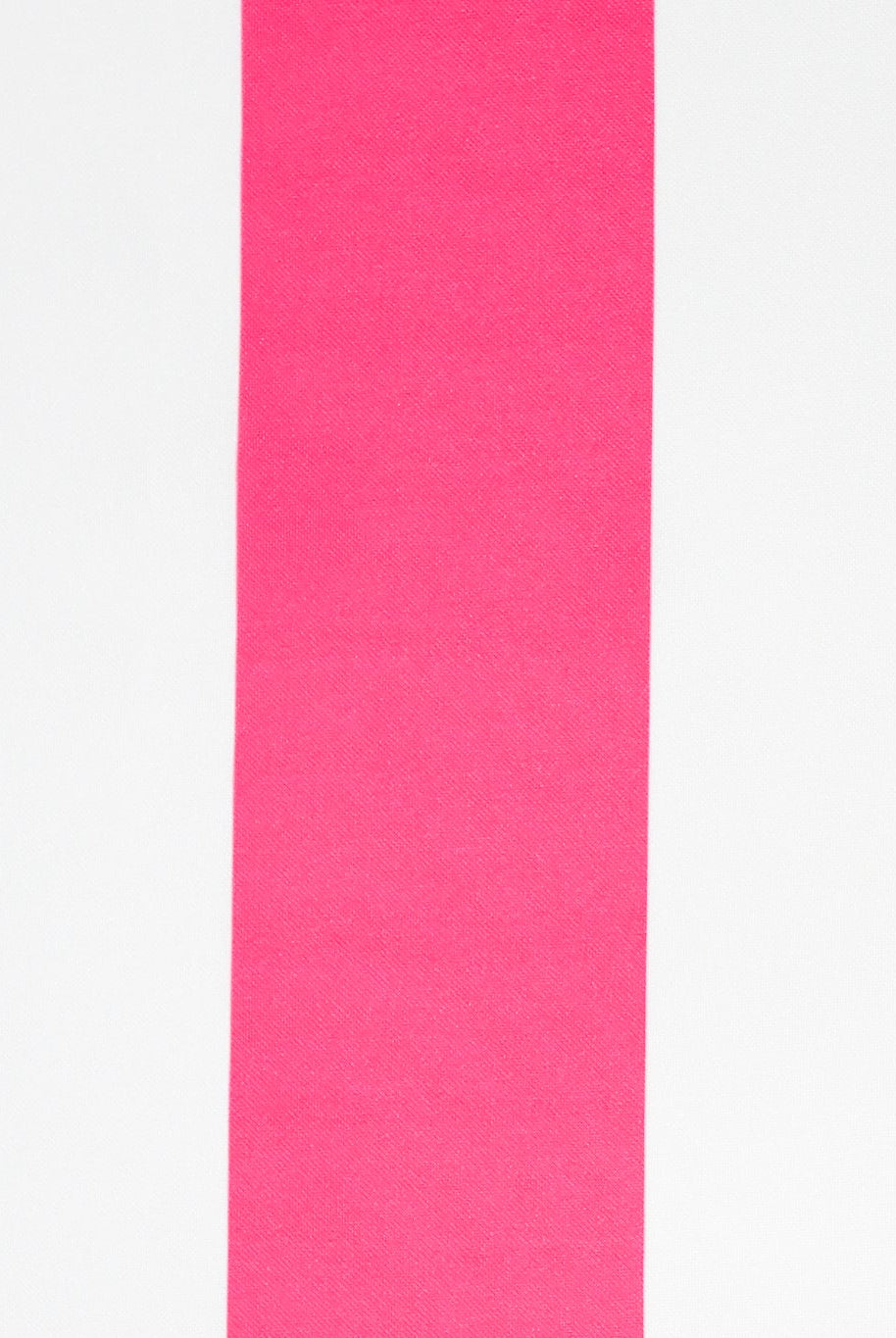 Hot Pink & White, 3" Wide Striped Canvas Woven Fabric - Boho Fabrics - Canvas Fabric