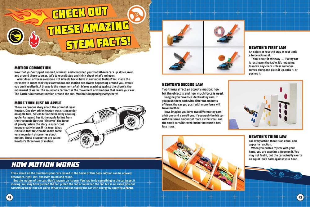 Hot Wheels Track Builder:20 Epic Projects (50 Stickers!) - Boho Fabrics -