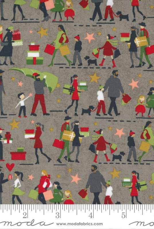 Hustle And Bustle Tinsel 30661 17 Moda 1 - Boho Fabrics - Quilting Cotton, Woven