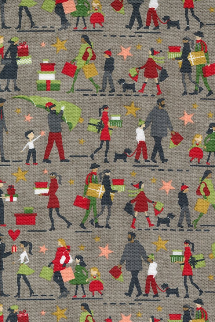 Hustle And Bustle Tinsel 30661 17 Moda 1 - Boho Fabrics - Quilting Cotton, Woven