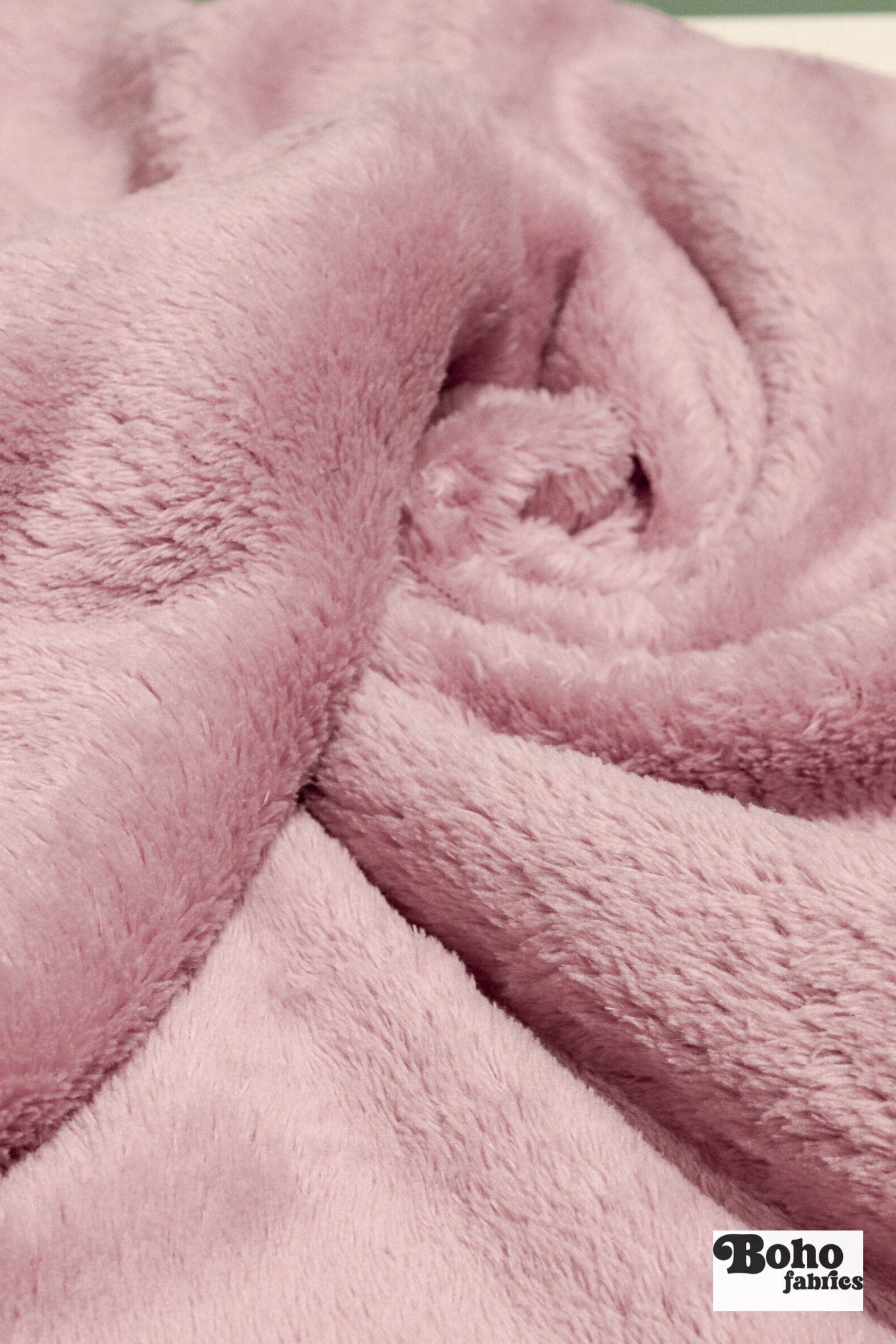 Ice Pink, Classic Double - Velour High Loft Fleece Fabric by Polartec 2nds - Boho Fabrics - Performance Fabrics