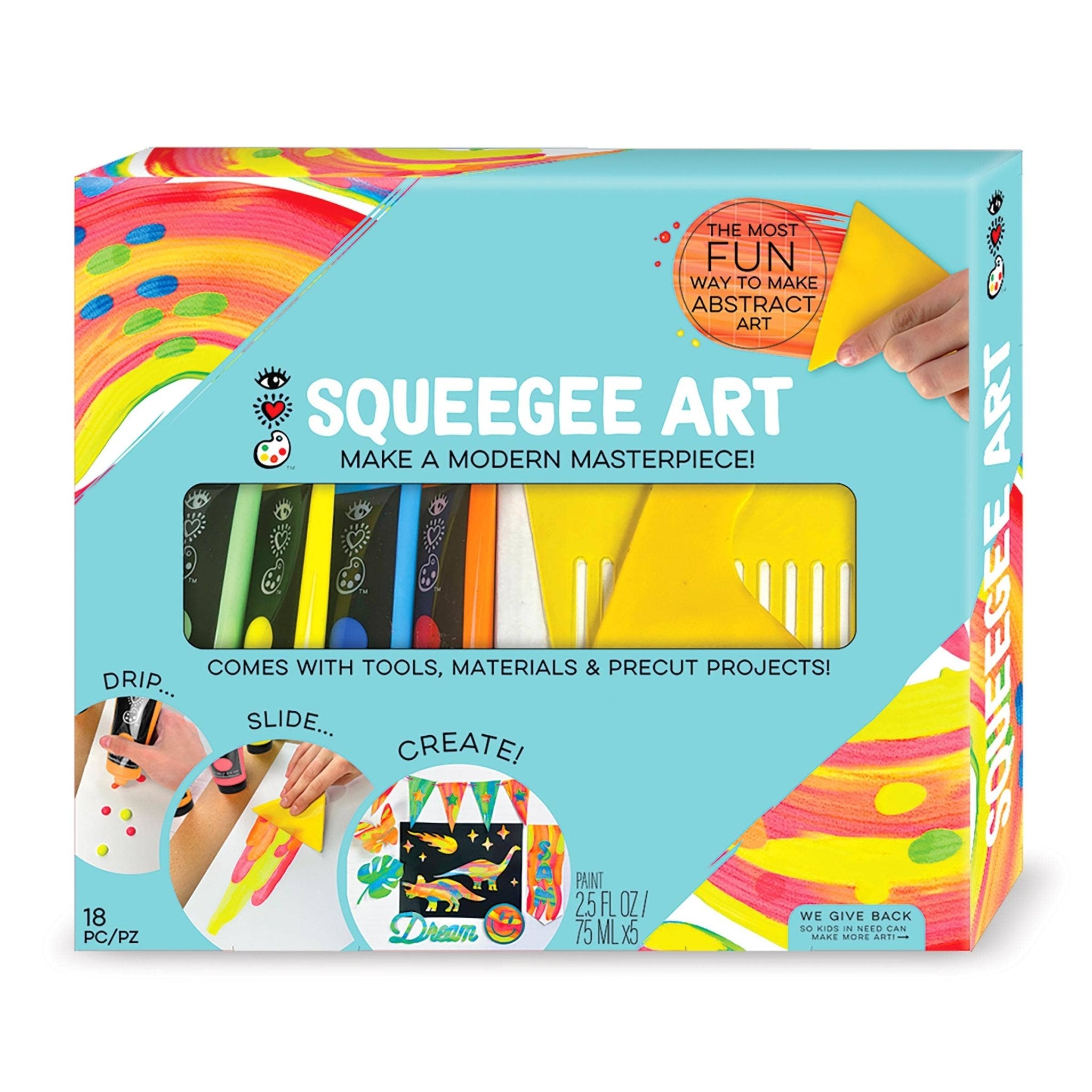 IHeartArt Squeegee Art - Boho Fabrics -