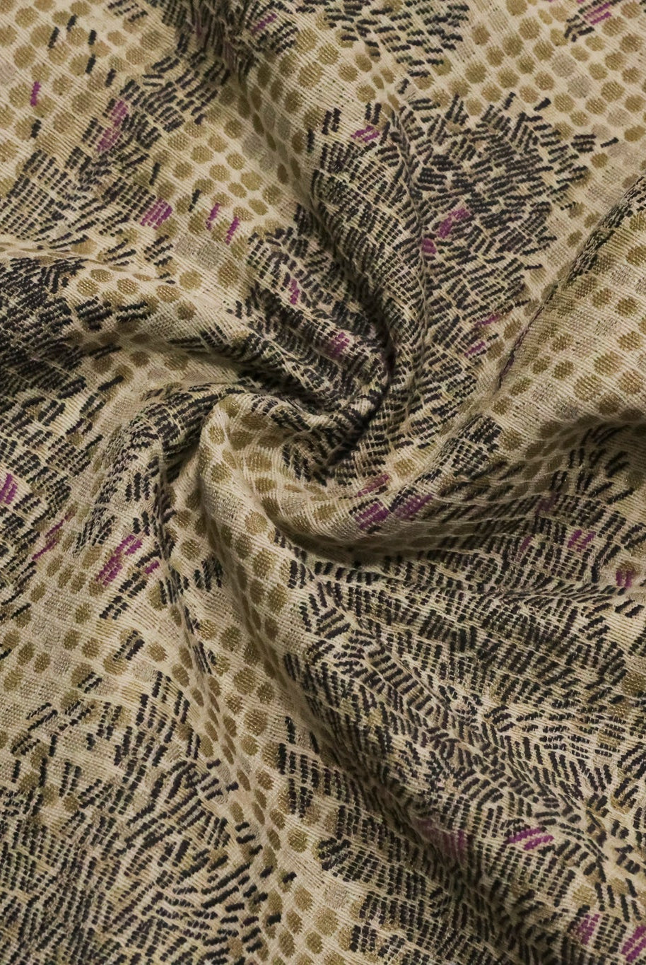 Impressionist Forest Jacquard Woven Fabric - Boho Fabrics - Jacquard, Woven