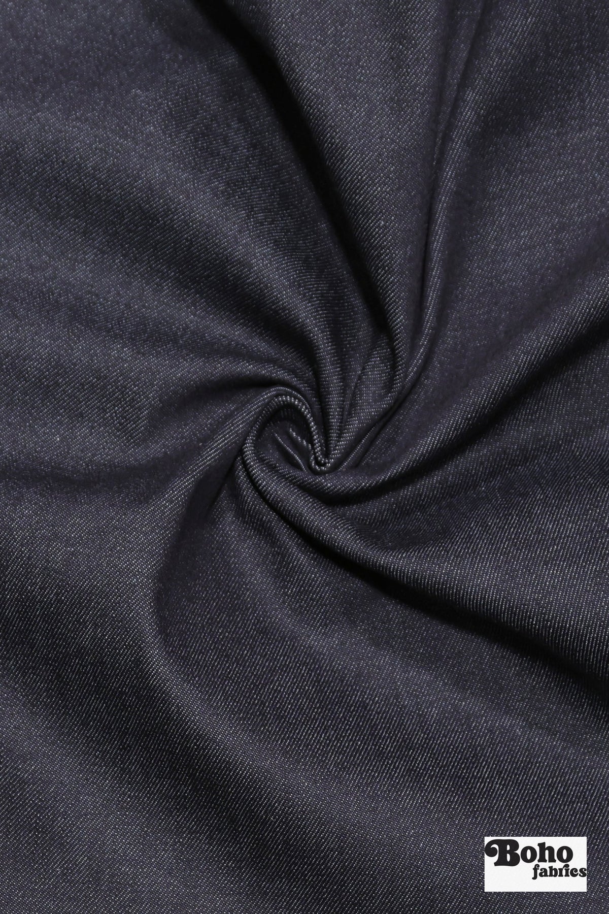 Indigo Denim Woven Fabric - Boho Fabrics - Twill, Woven