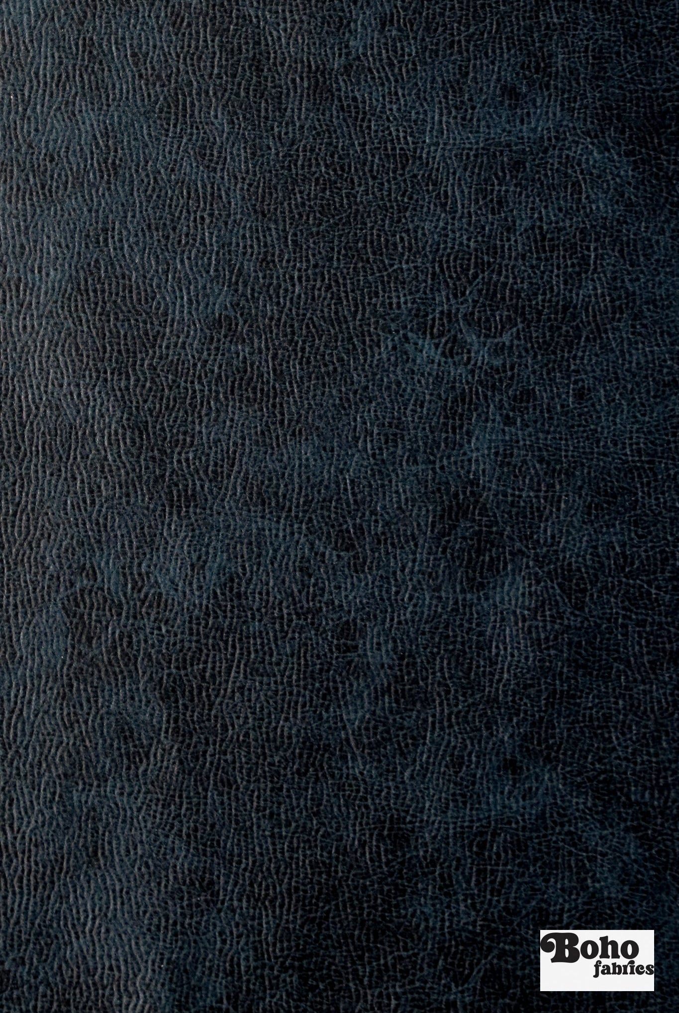 Inmon Blue Faux Leather Upholstery Fabric - Boho Fabrics - Home Dec. & Upholstery Fabric