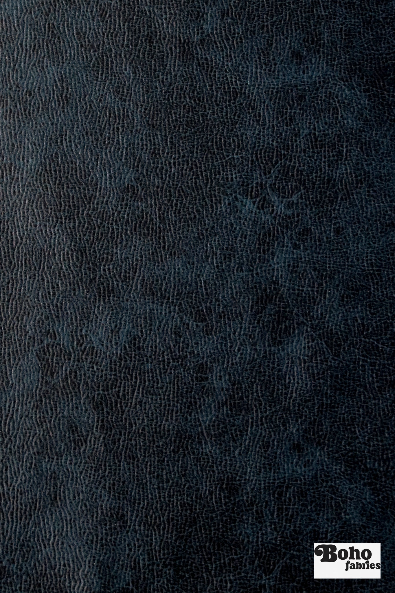 Inmon Blue Faux Leather Upholstery Fabric - Boho Fabrics - Home Dec. & Upholstery Fabric