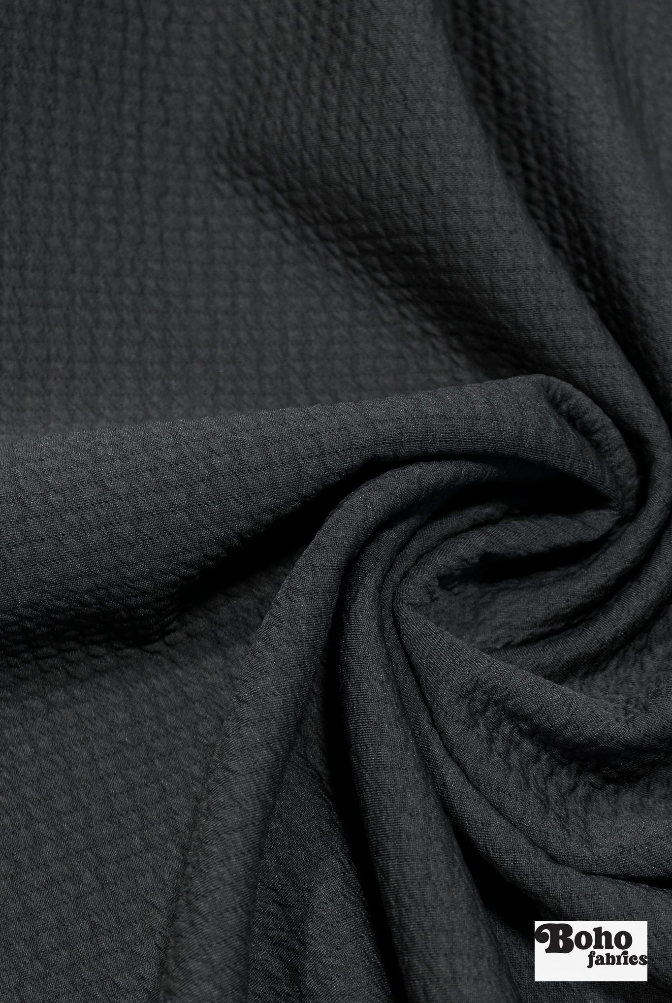 Iron Gray, Polartec Power Air. Insulating Eco - Friendly, Performance Knit Fabric - Boho Fabrics - Performance Fabrics