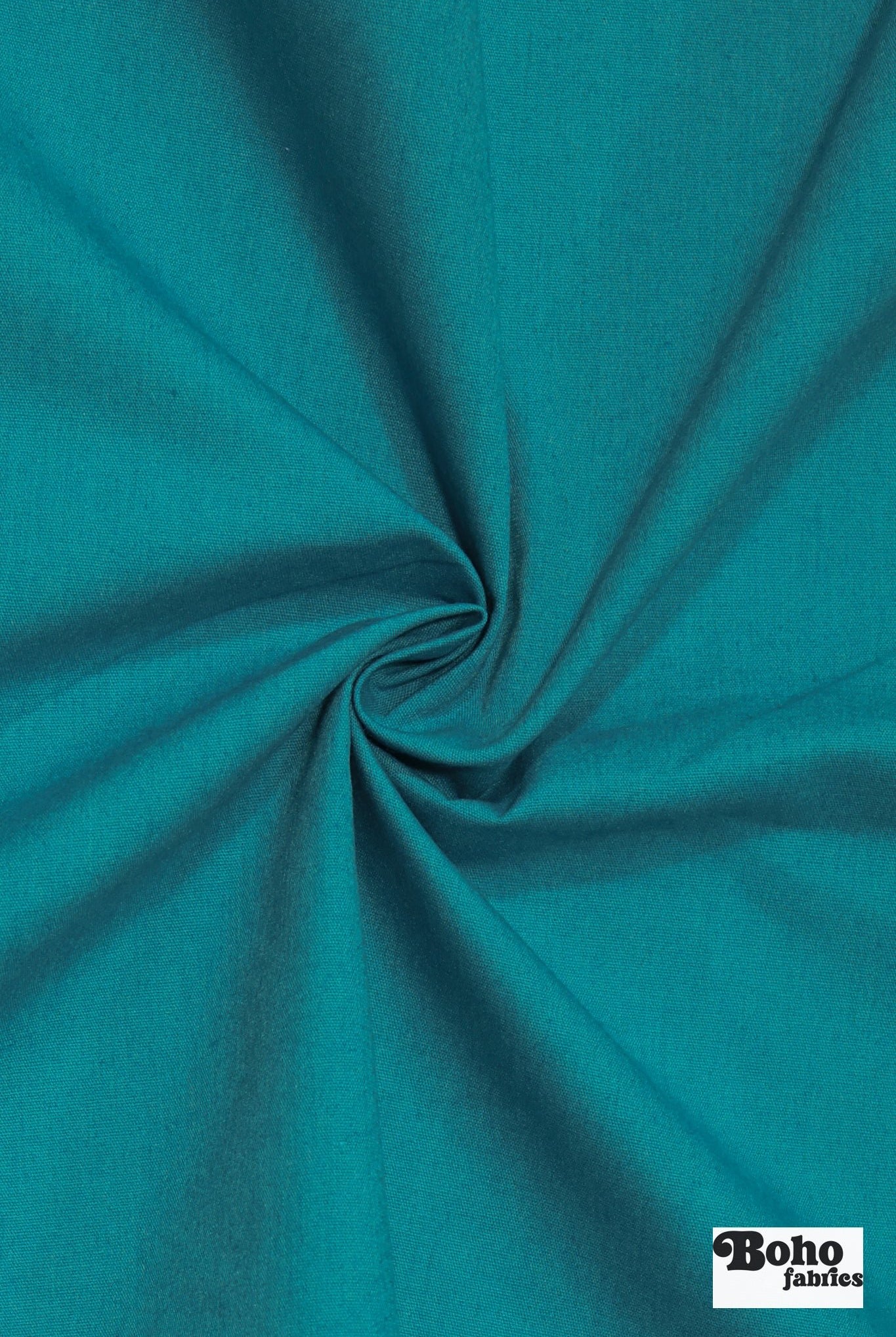 Island Blue, Deadstock Cotton Canvas Woven Fabric - Boho Fabrics - Canvas Fabric