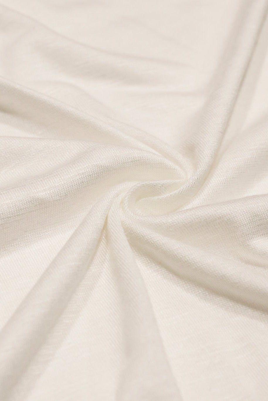 Ivory Rayon Spandex Knit Fabric - Boho Fabrics - Rayon Jersey Solid, Knit Fabric