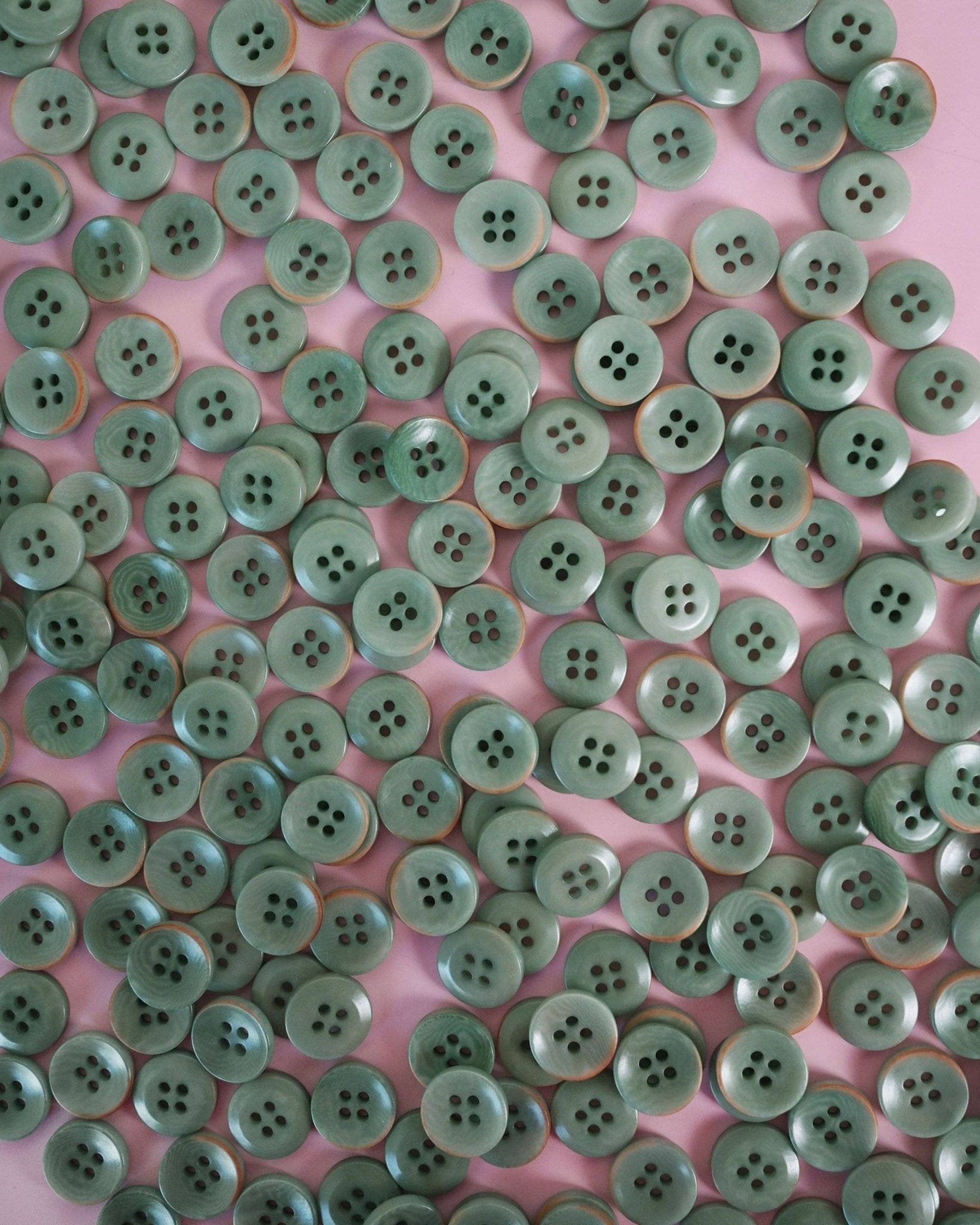 Jadite 1/2" Corozo Nut Buttons - Boho Fabrics - Buttons & Snaps