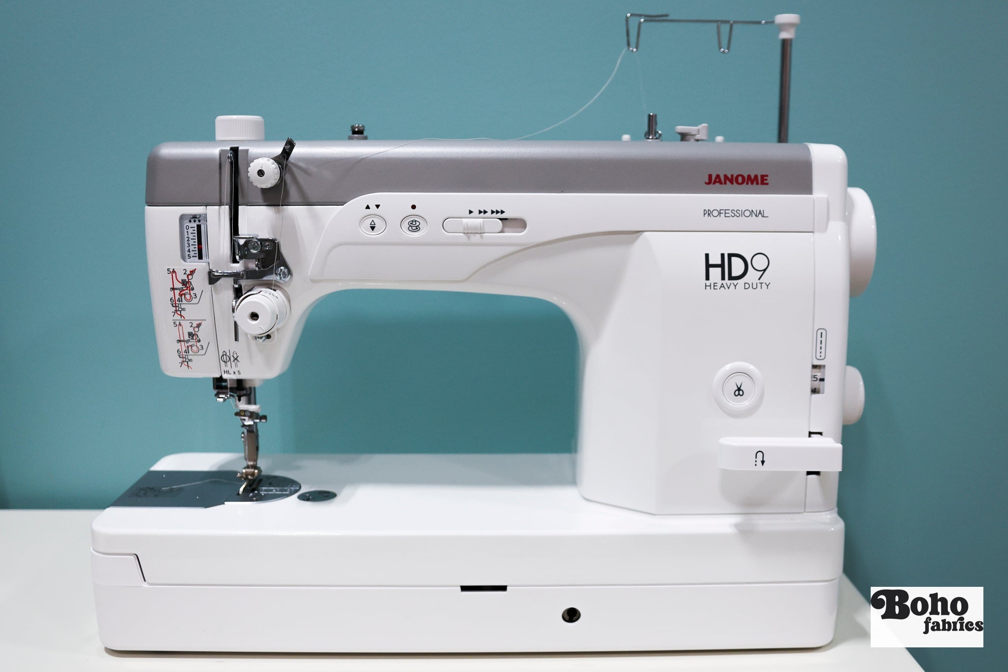 Janome HD9 Professional V2 Heavy Duty Straight Stitch Sewing Machine - Boho Fabrics - Sewing Machines