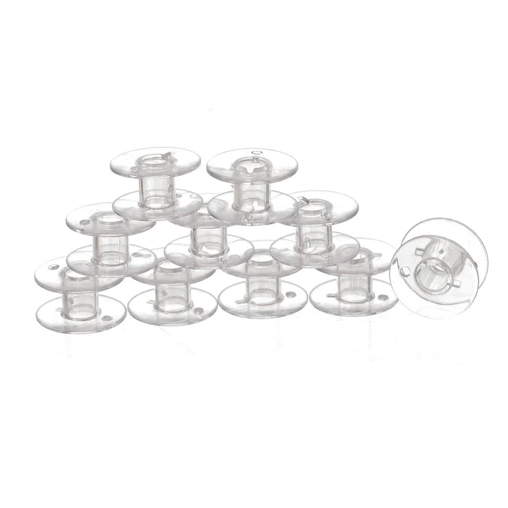 Janome Plastic Bobbins - 10pk (Size 15J) - Boho Fabrics - Sewing Machine Accessories