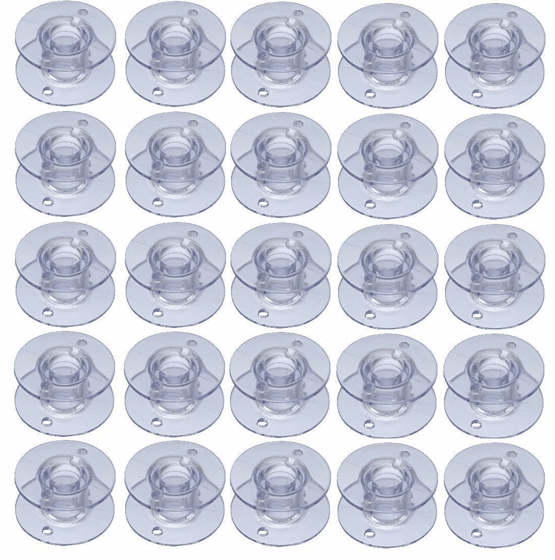 Janome Plastic Bobbins - 25pk (Size 15J) - Boho Fabrics - Sewing Machine Accessories