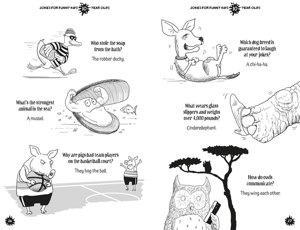 Jokes For Funny Kids: 10 Year Olds - Boho Fabrics - Books