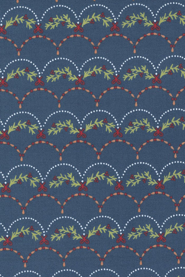 Joyful Joyful in Midnight by Moda - 100% Cotton Quilting Fabric - 20805 24 - Boho Fabrics - Quilting Cotton, Woven