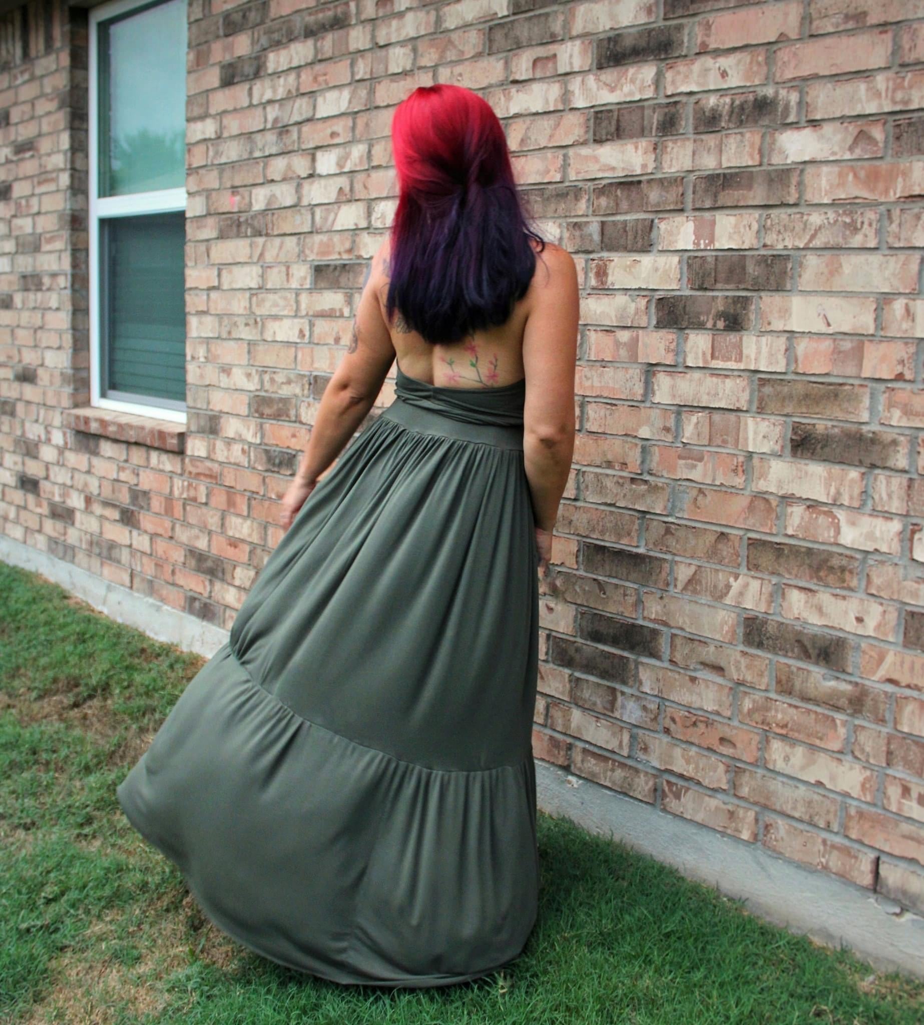 Jungle Green , Rayon Spandex Solid - Boho Fabrics - Rayon Jersey Solid, Knit Fabric