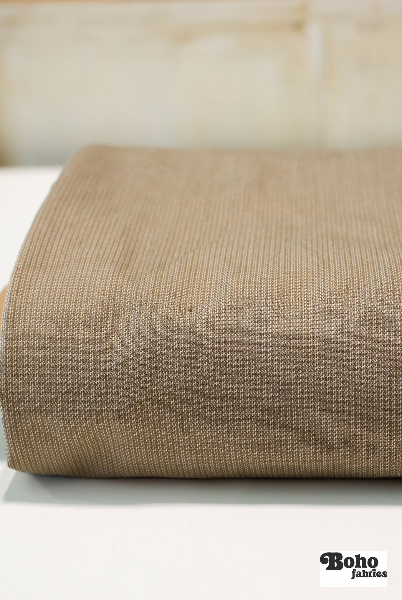 Key Weave in Taupe, Stretch Woven Fabric - Boho Fabrics - Suiting, Woven Fabric?