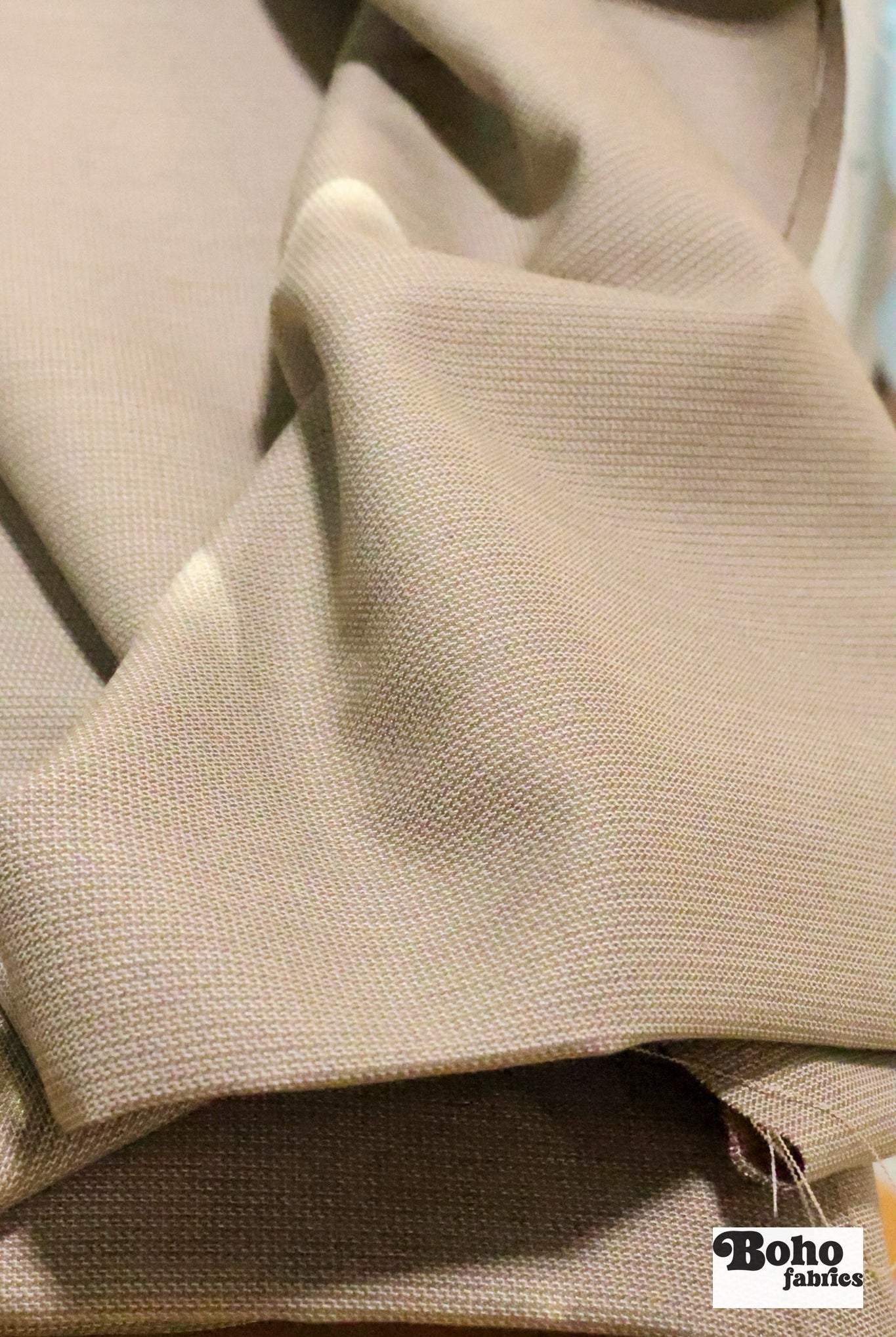 Key Weave in Taupe, Stretch Woven Fabric - Boho Fabrics - Suiting, Woven Fabric?