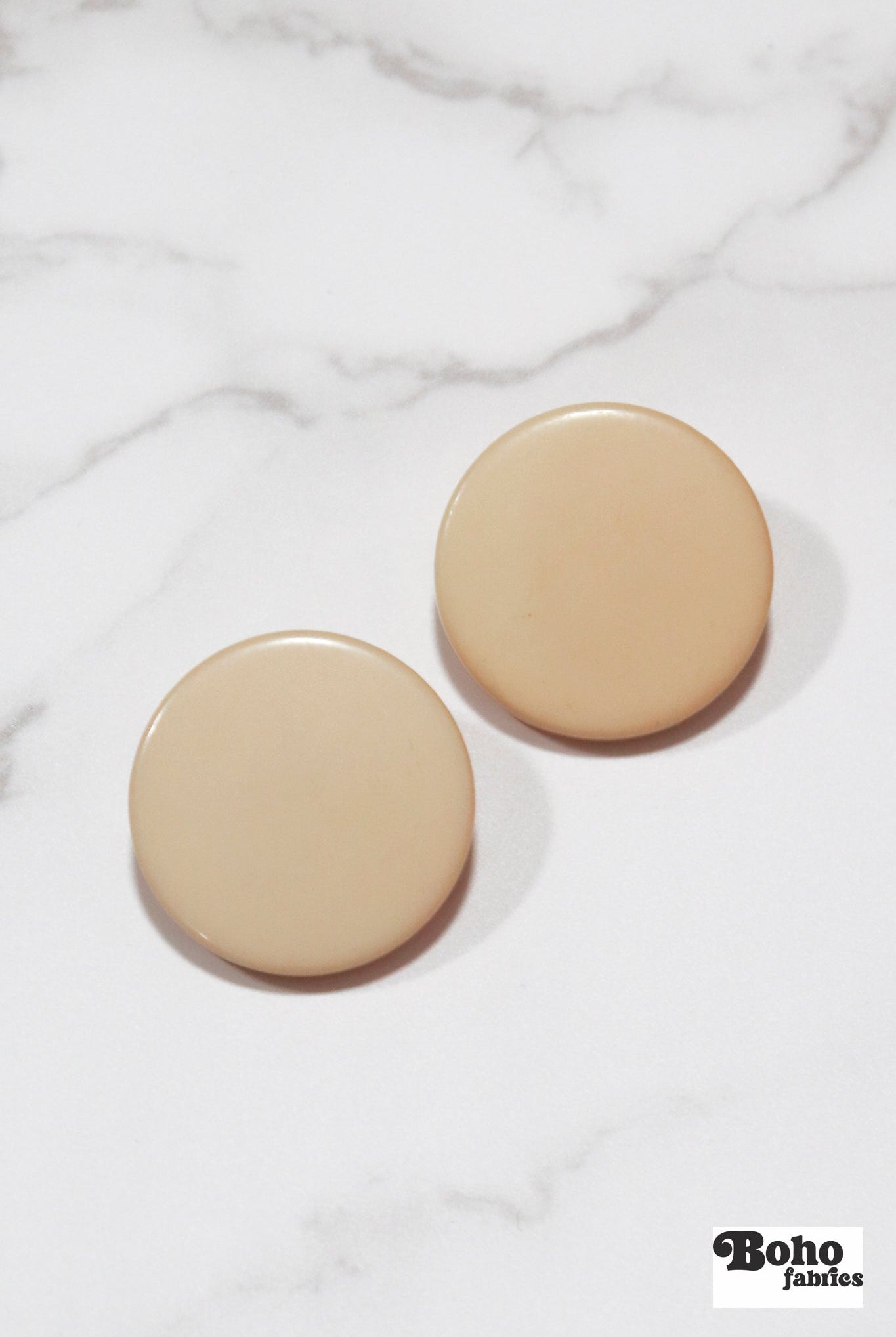 Khaki, Mod Gambit, Shank Button. Available in 15mm, 18mm, 20mm, 25mm - Boho Fabrics - Buttons & Snaps