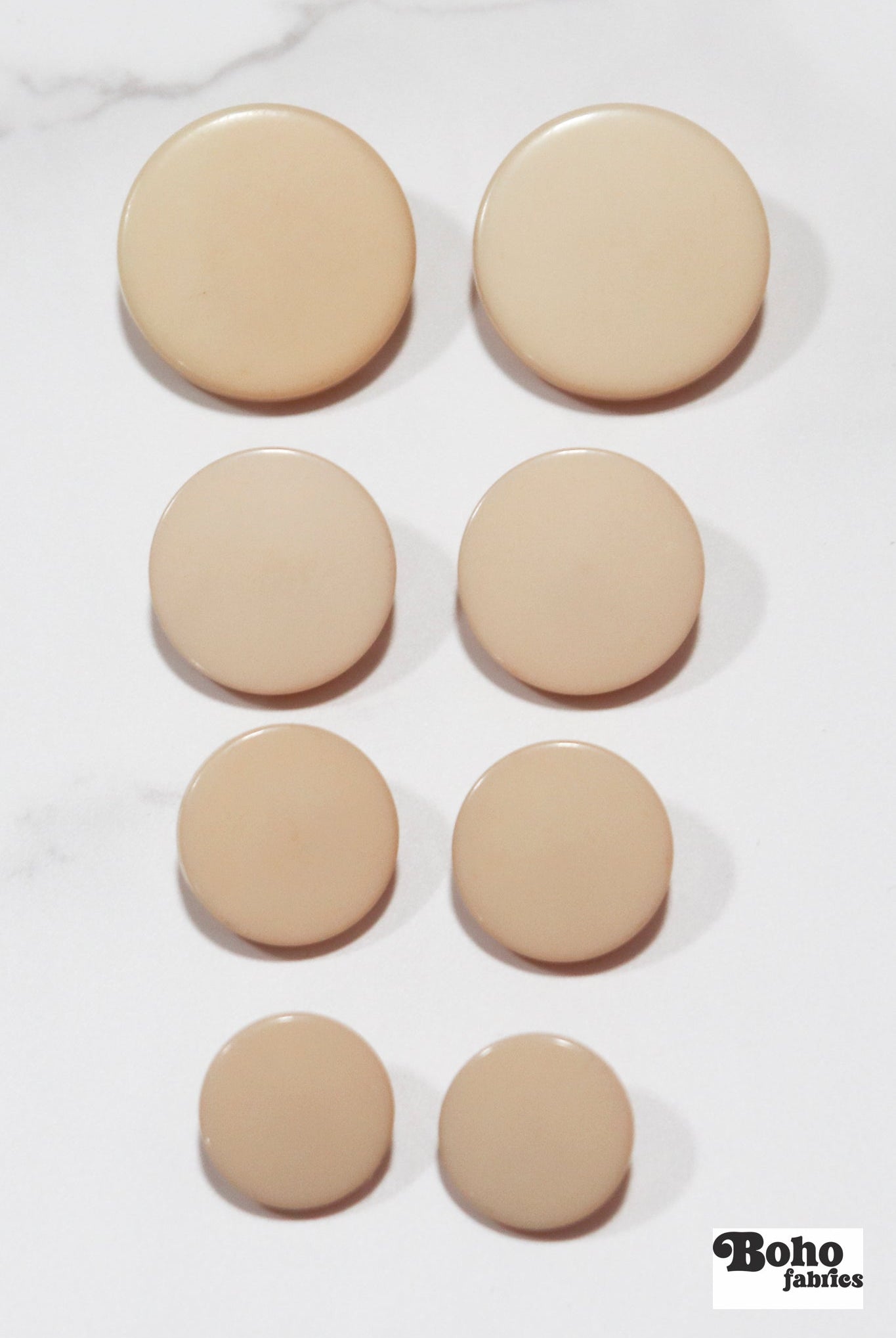 Khaki, Mod Gambit, Shank Button. Available in 15mm, 18mm, 20mm, 25mm - Boho Fabrics - Buttons & Snaps