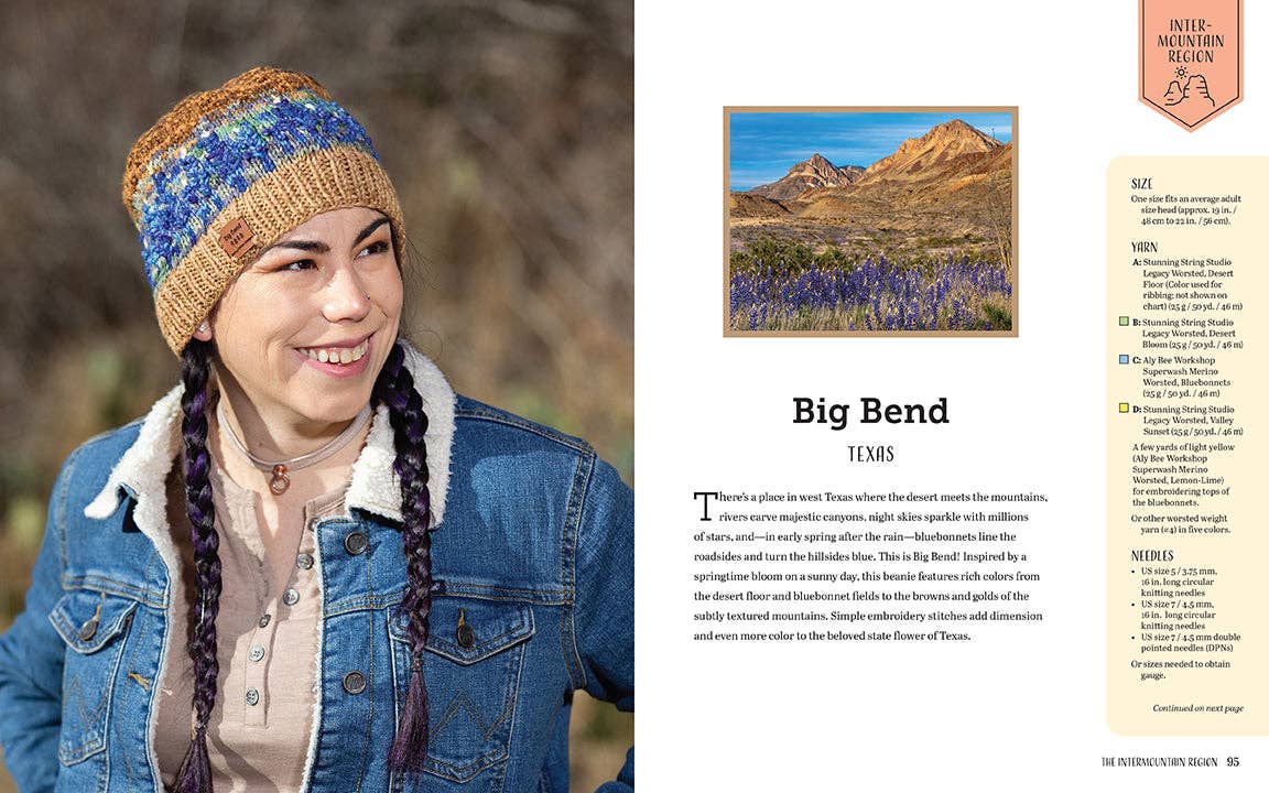 Knitting the National Parks - Boho Fabrics - Books