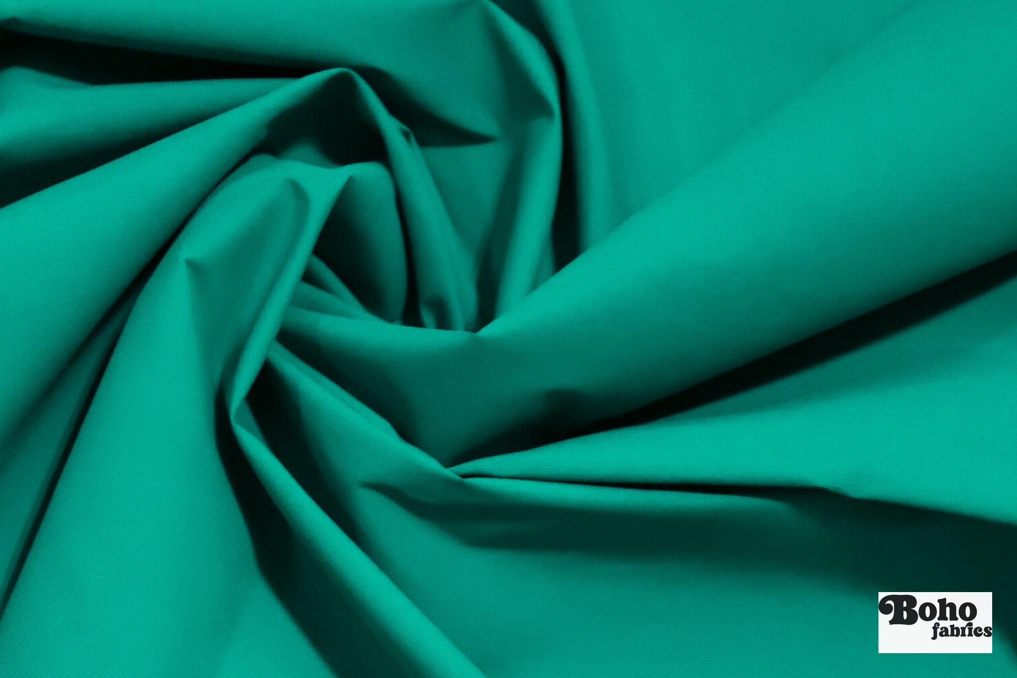 Lagoon Teal Lightweight Cordura Nylon Fabric — Water - Resistant Designer Deadstock - Boho Fabrics - Performance Fabric, Woven
