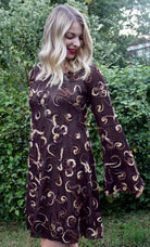 LAST CUTS! Wooly Vines. "Felted" Stretch Mesh. Designer End Bolt - Boho Fabrics