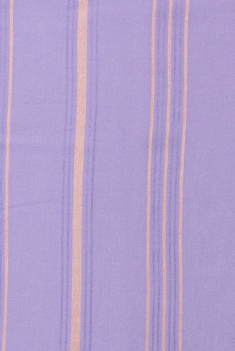 Lavender with Thin Peach Stripes Textured Woven Fabric - Boho Fabrics - Woven, Fabric