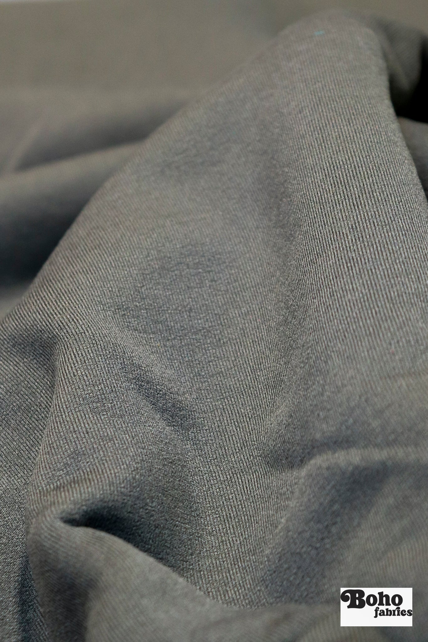 Lead (Muted Olive), Power Stretch Pro Fleece - Backed Performance Fabric. 2nds - Boho Fabrics - Performance Fabrics