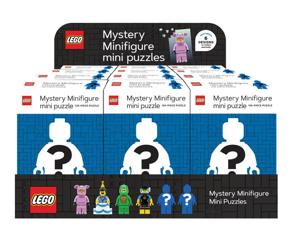 LEGO Mystery Minifigure Puzzles Blue Edition 12 Copy CDU - Boho Fabrics - Puzzles