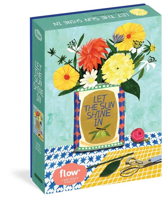 Let The Sun Shine In 1,000 - Piece Jigsaw Puzzle - Boho Fabrics - Books