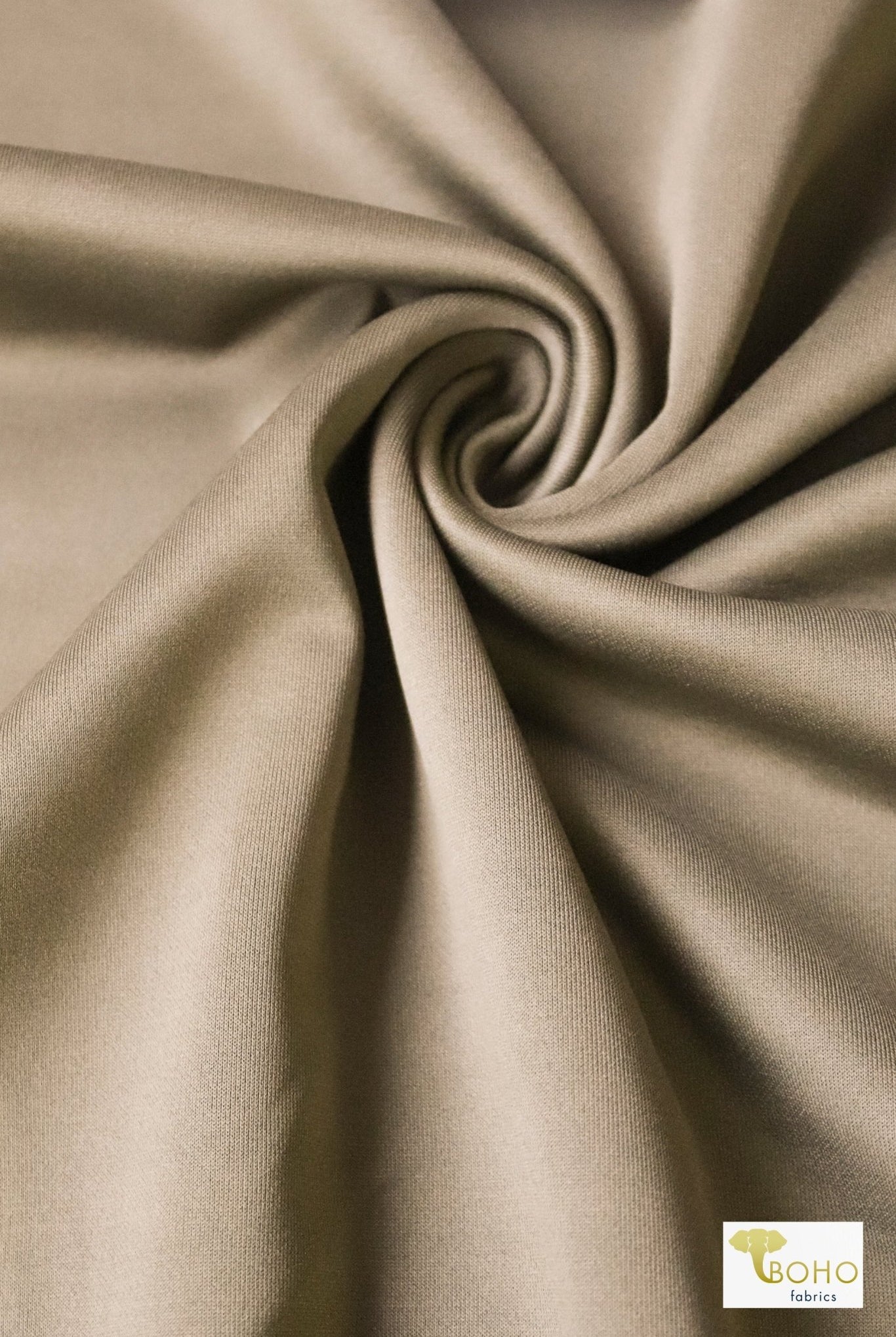 Light Beige Brown, Athletic Knit - Boho Fabrics