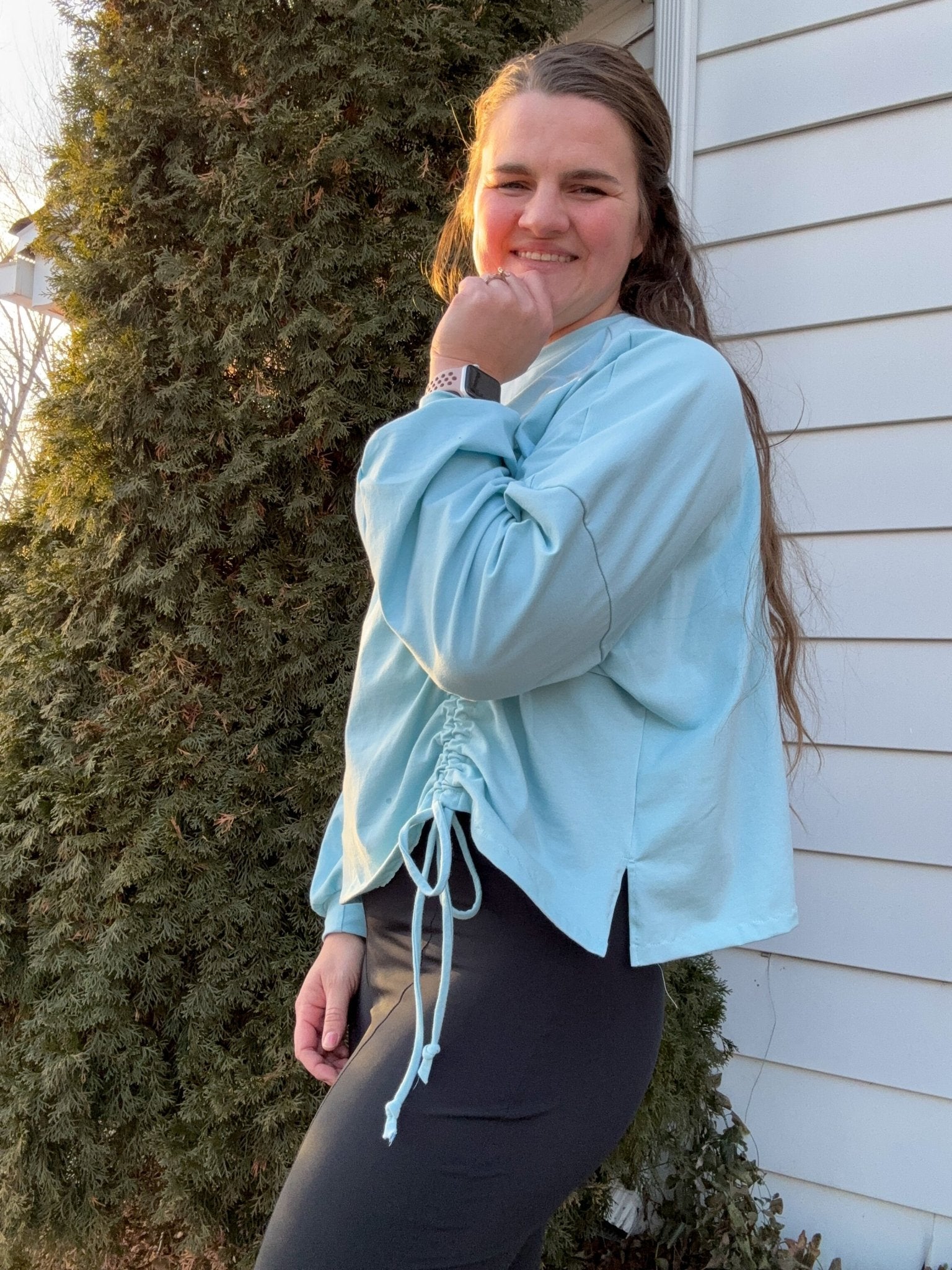 Light Blue, Solid Cotton Spandex Fabric - Boho Fabrics - Cotton Spandex Solid Fabric