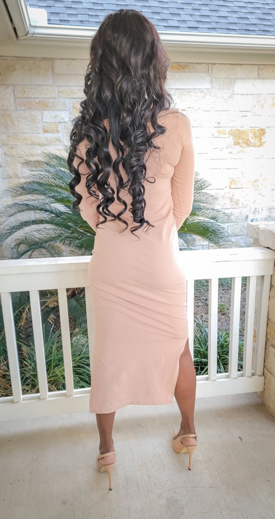 Light Brown, Solid Cotton Spandex Fabric - Boho Fabrics - Cotton Spandex Solid Fabric