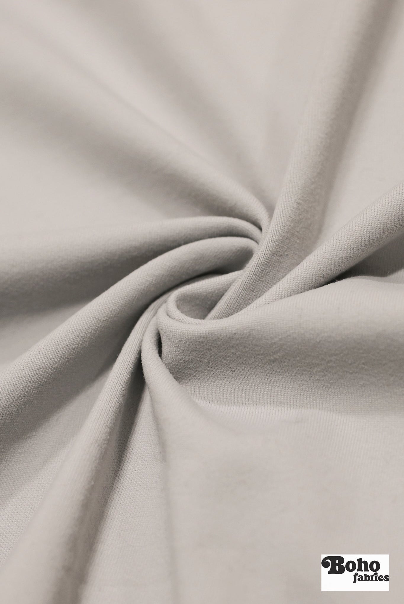 Light Gray, Athletic Knit Fabric - Boho Fabrics - Athletic Knit Fabric
