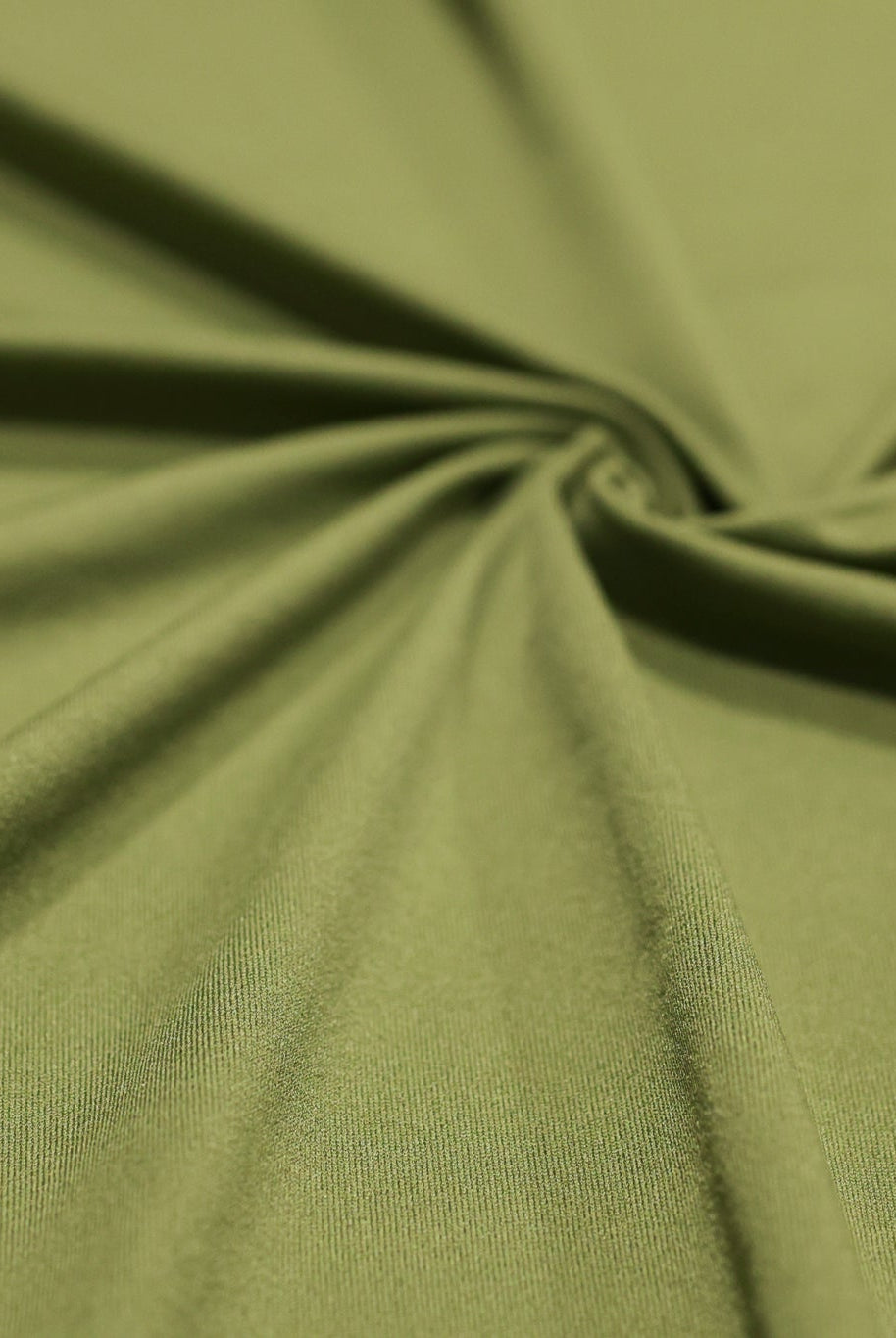 Light Olive Green, Nylon Stretch Lining Knit Fabric - Boho Fabrics - Lining