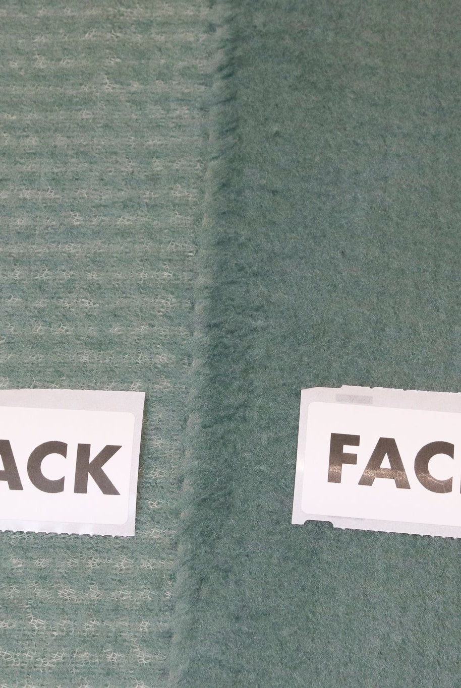 Light Teal, High Loft Grid Fleece Fabric by Polartec, featuring Recycled Polyester. *2nds* - Boho Fabrics - Performance Fabrics