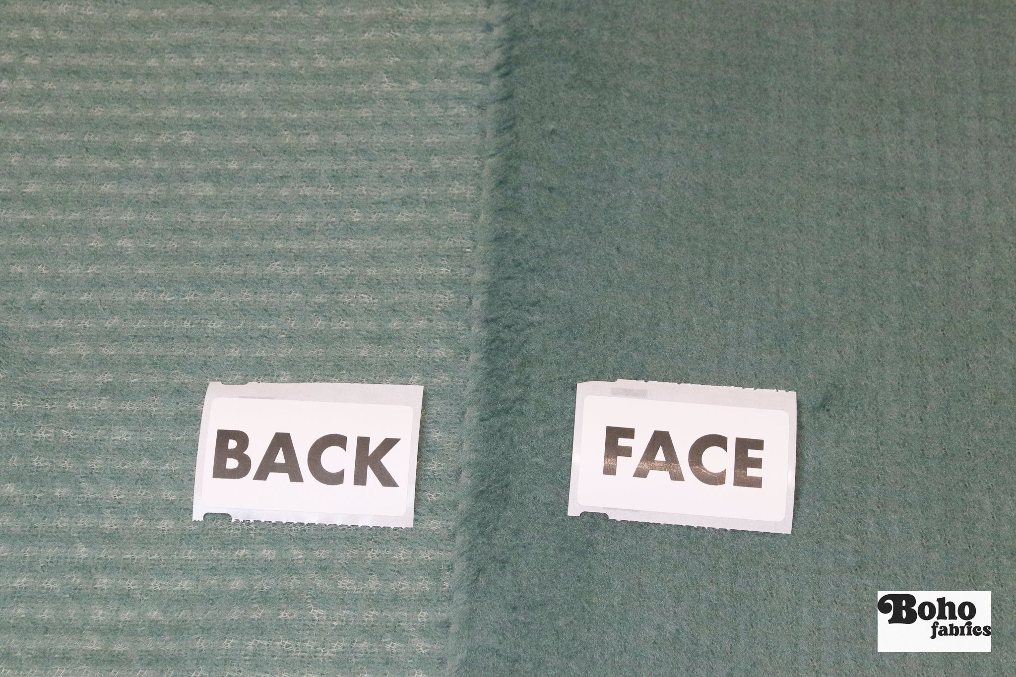 Light Teal, High Loft Grid Fleece Fabric by Polartec, featuring Recycled Polyester. *2nds* - Boho Fabrics - Performance Fabrics