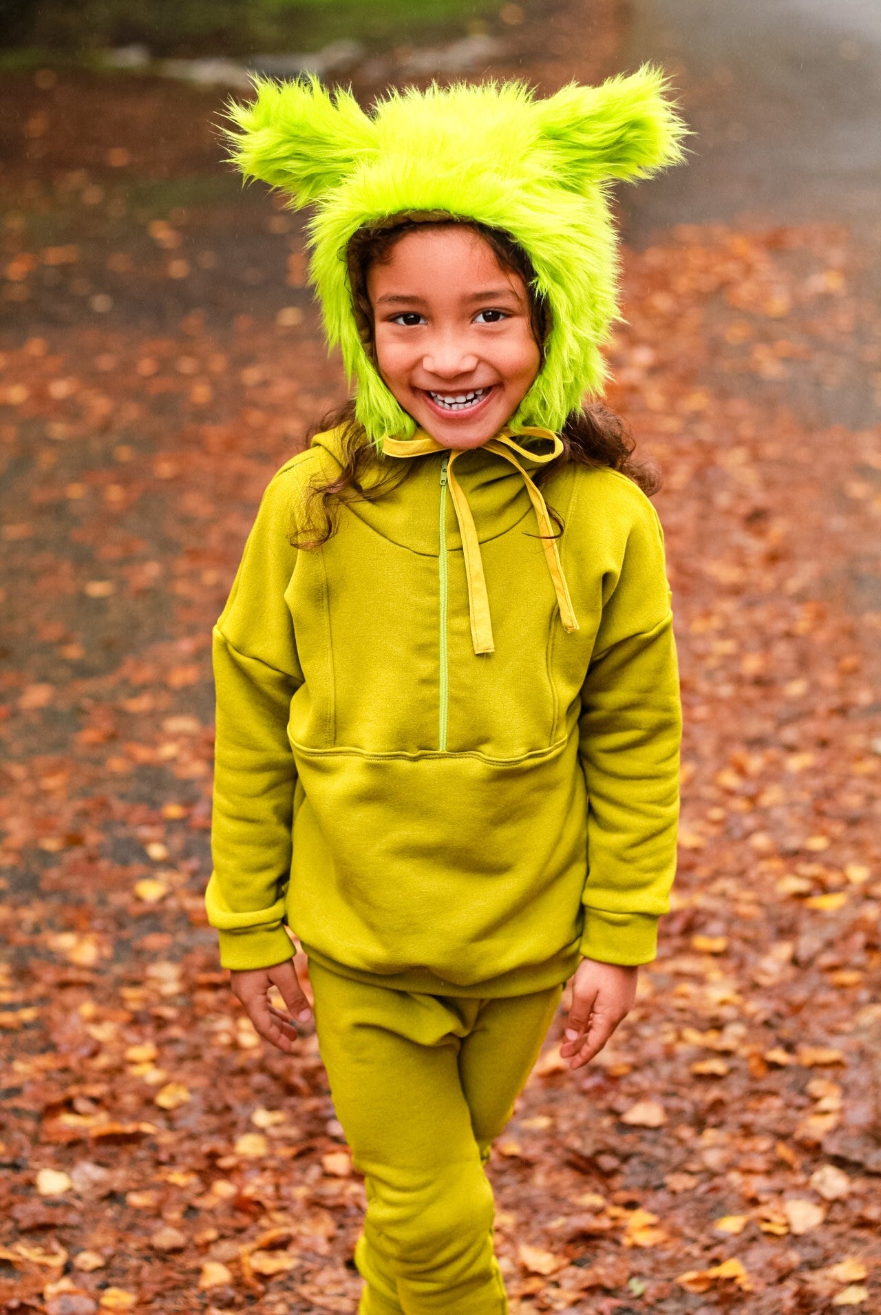 Lime Chartreuse, Power Stretch Pro Fleece - Backed Performance Fabric. 2nds - Boho Fabrics - Performance Fabrics