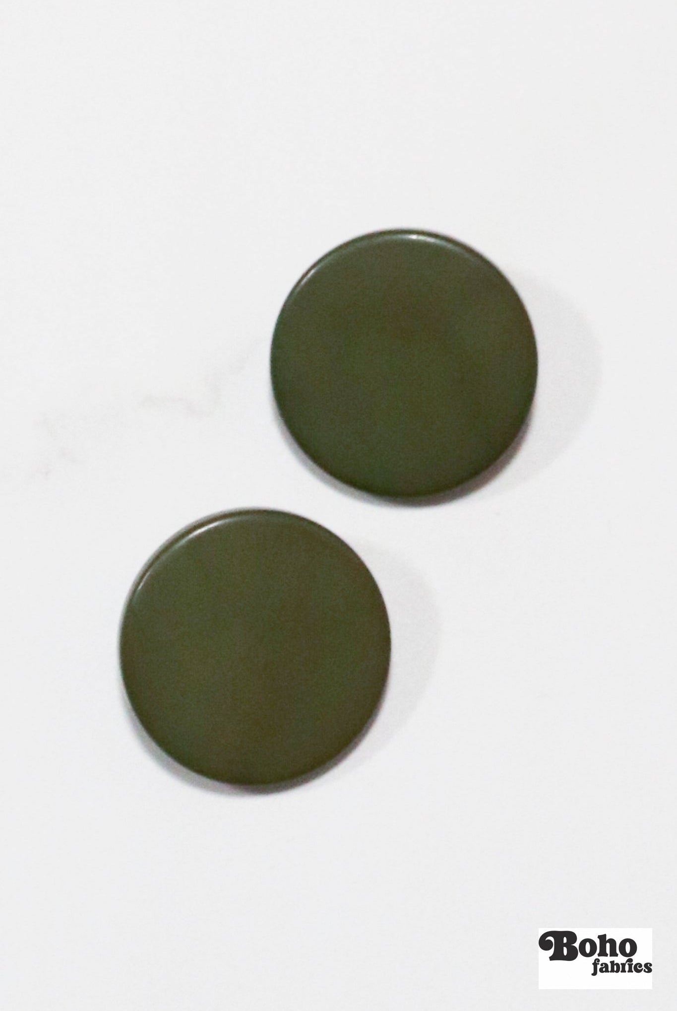 Lime Green, Mod Gambit, Shank Button. Available in 15mm, 18mm, 20mm, 25mm - Boho Fabrics - Buttons & Snaps