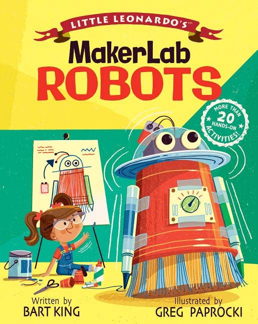 Little Leonardo's Makerlab: Robots - Boho Fabrics - Books