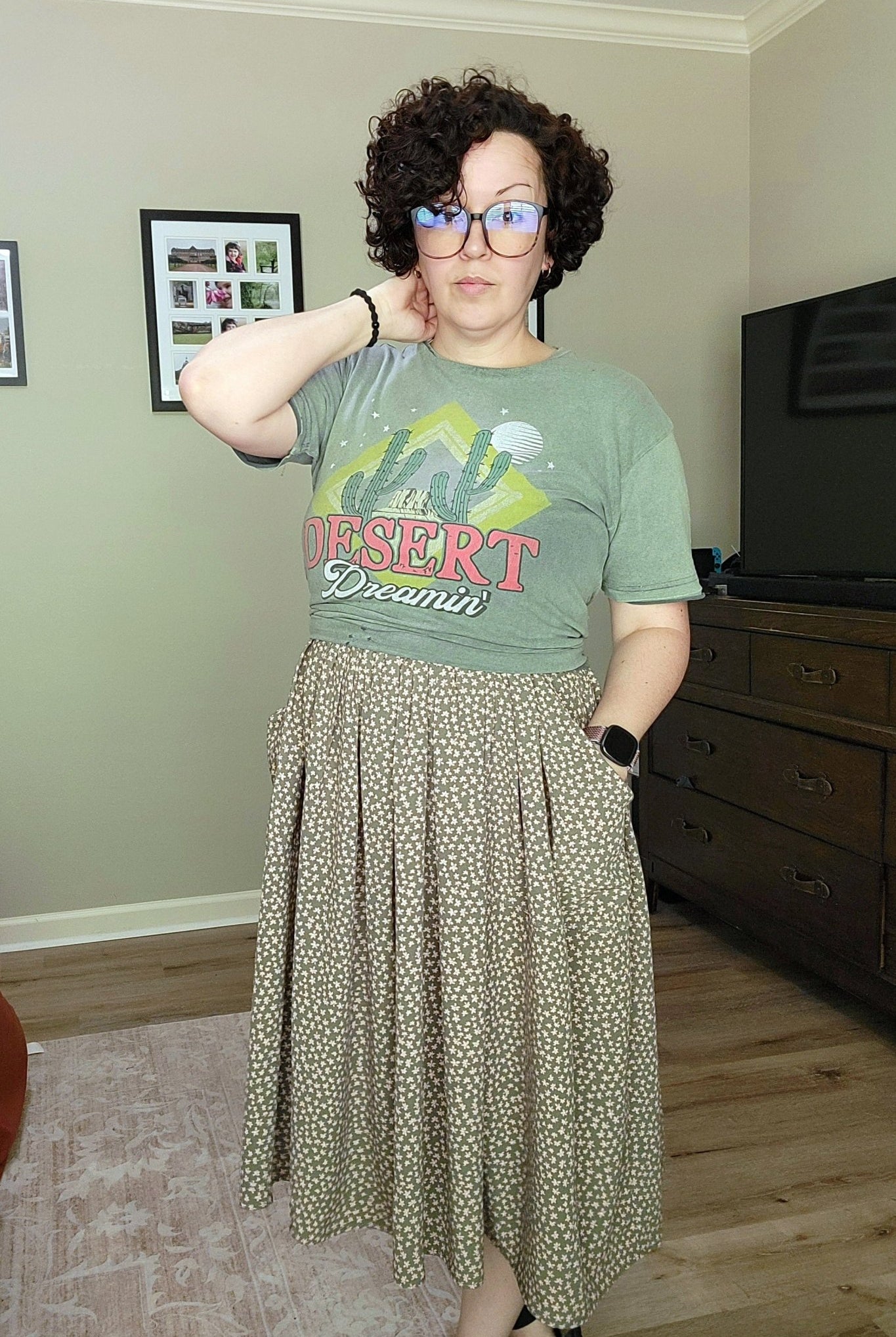 Lucky Charms Florals, Georgette Woven - Boho Fabrics - Georgette, Woven