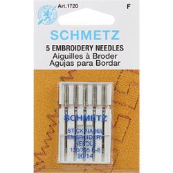 Machine Embroidery Needle 14/90 1720 Schmetz10 - Boho Fabrics - Sewing Needles
