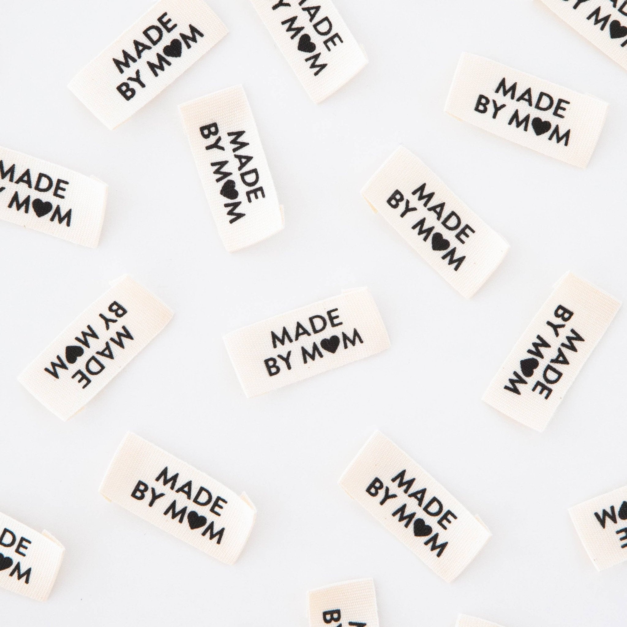 Made by Mom Organic Cotton Sewing and Quilting Labels - Boho Fabrics - Sew - in Labels