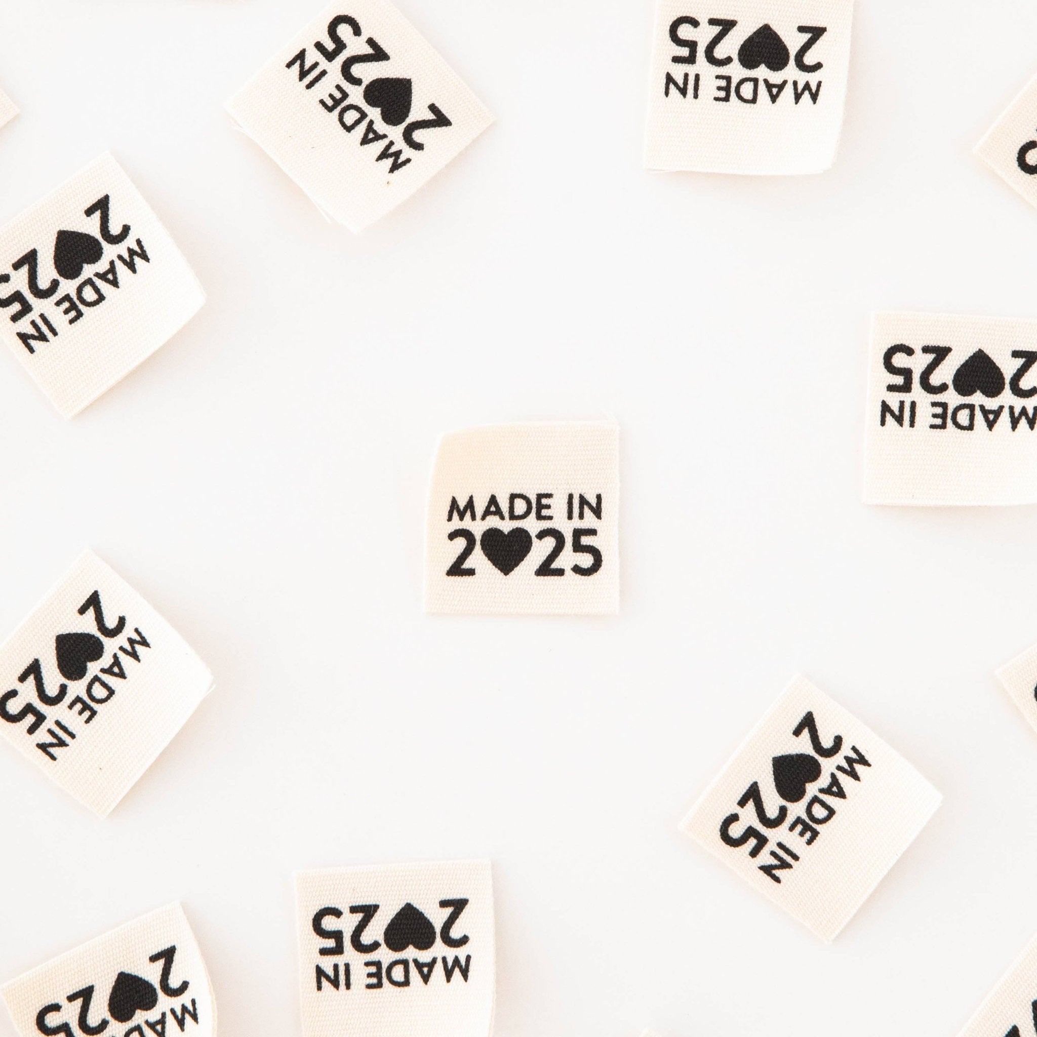 Made in 2025 Organic Cotton Sewing and Quilting Labels - Boho Fabrics -