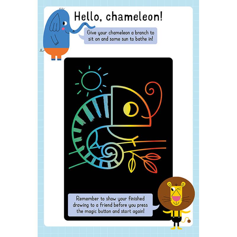 Magic Button: How to Draw Animals w/ Stylus & Screen (NEW!) - Boho Fabrics -