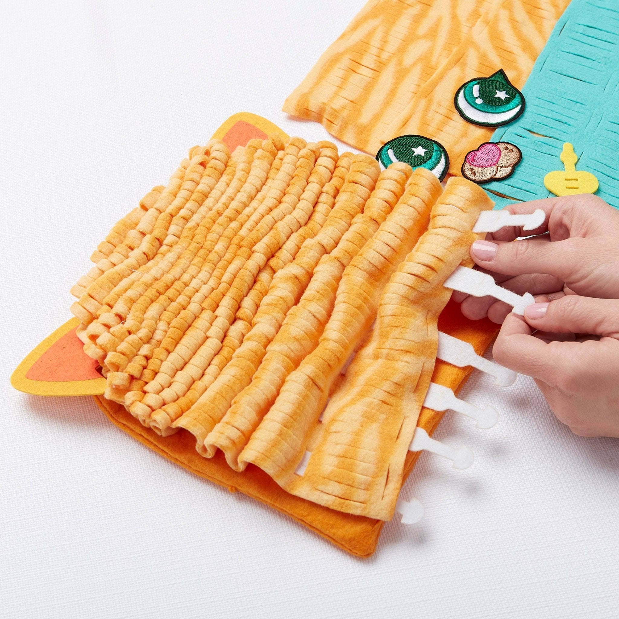 Magic Scrunch Pillow - Kitty - Boho Fabrics - Art & Craft Kits