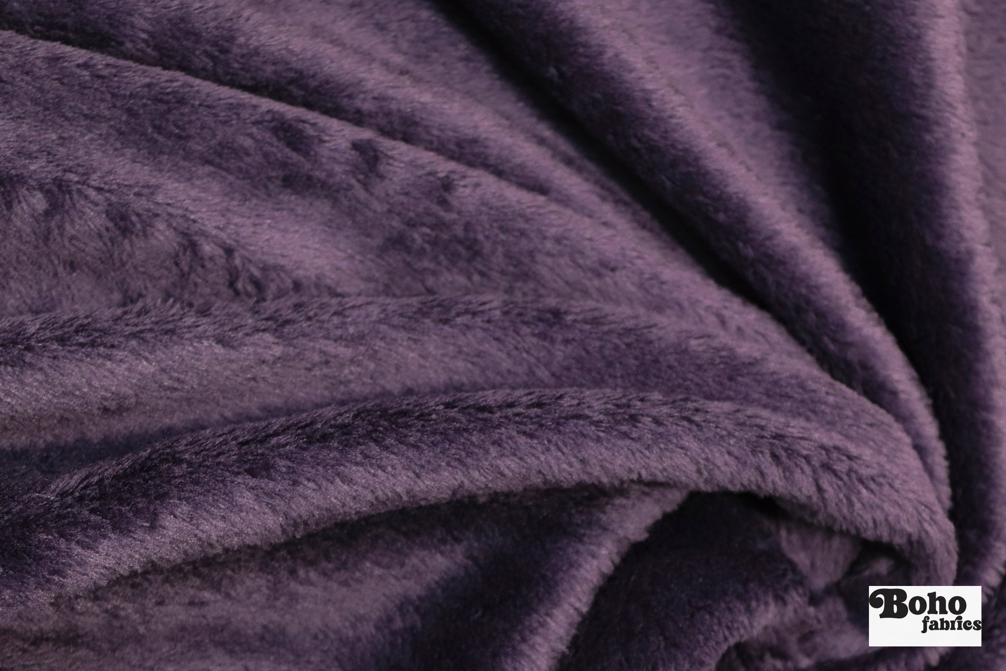 Majestic Purple, Matte - Finish High Loft Fleece Fabric by Polartec - Boho Fabrics - Performance Fabrics
