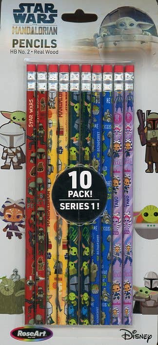 Mandalorian 10Ct HB No.2 Pencils (Disney Star Wars) - Boho Fabrics - Journals & Stationery