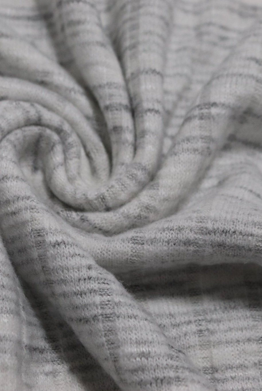 Marble Ice 9x4 Brushed Rib Knit Fabric. BRIB-201-WHT - Boho Fabrics